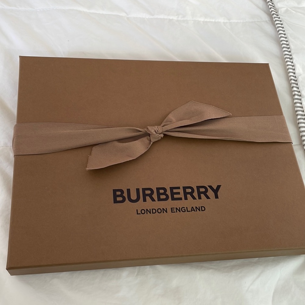 Burberry Gift Box - 12.5” L x 9.75” W x 2” H
